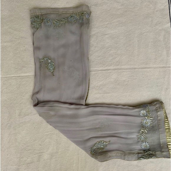 Pakistani Indian eid semi formal shalwar qameez dupatta - Picture 11 of 11